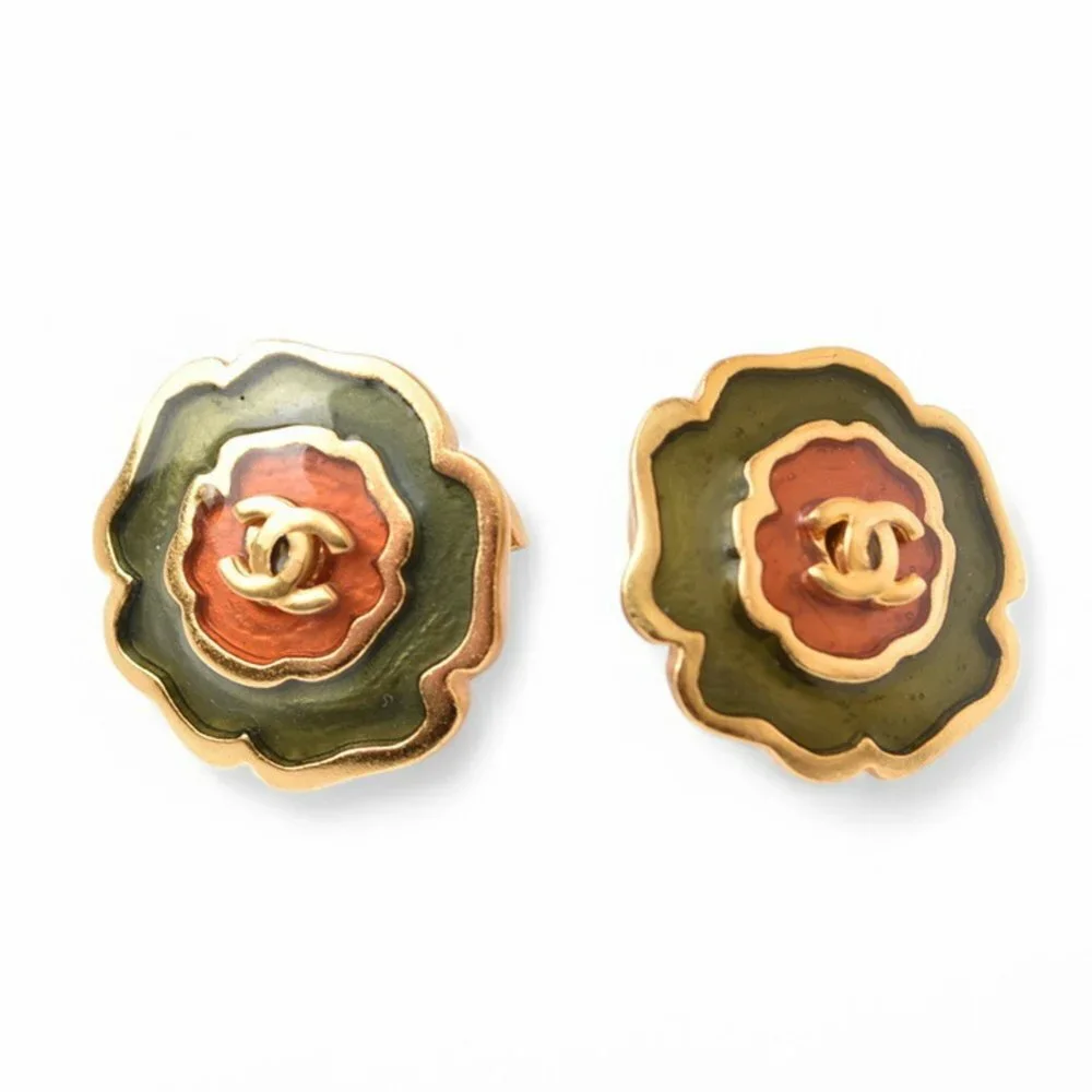 CHANEL Authentic Gold Earrings